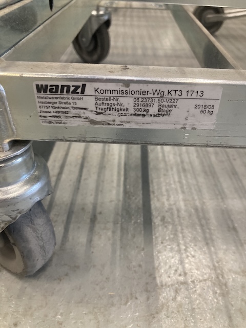 235 Stück Kommissionierwagen, Wanzl, 2 Größen – gebraucht - : lagertechnik 235 Stück Kommissionierwagen, Wanzl, 2 Größen – gebraucht - : – Bild 6
