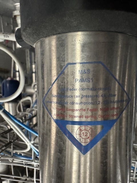 170 Stück, Pneum. Antrieb, Scheibenventil, M&S, PAMS1 – gebraucht - : lagertechnik 170 Stück, Pneum. Antrieb, Scheibenventil, M&S, PAMS1 – gebraucht - : – Bild 7