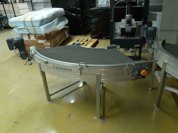 Kurvengurtförderer 90 Grad mit SEW – gebraucht - :