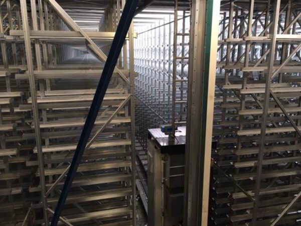 niedriges AKL (Automatisches Kleinteilelager) mit 33.792 Stellplätze (7 Gassen) - gebraucht - : – Bild 6