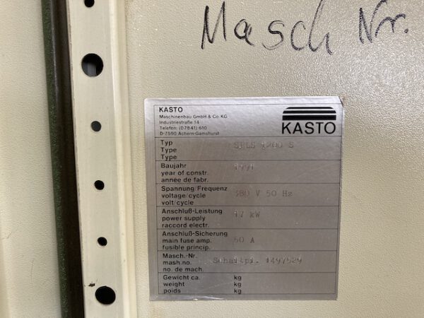 Langgutlagerturm, Kasto, für 6,50m Langgut, 1,2 to, 196 Fächer – gebraucht - : – Bild 6
