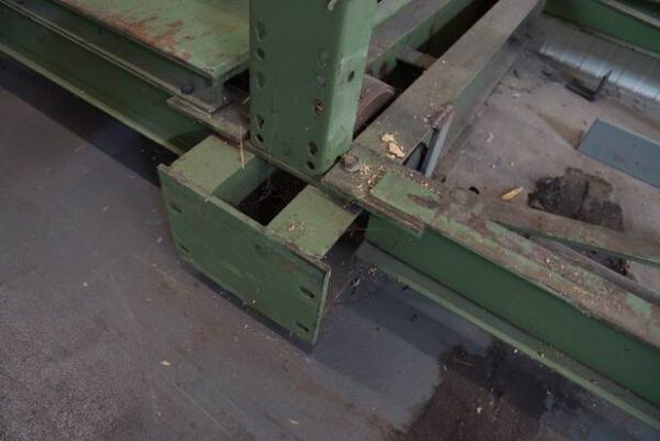 Palettenregal, max. 183 Stellplätze, ca. 7,70 bis 8,66m hoch – gebraucht - : lagertechnik