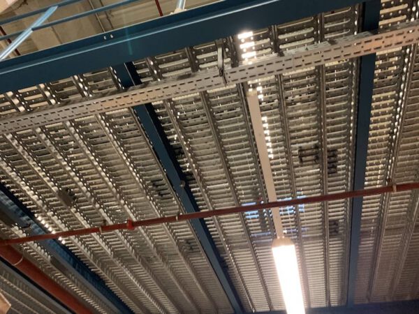 Stahlbau-Lagerbühne, ca. 480m2 mit Gitterrosten – gebraucht - : – Bild 6