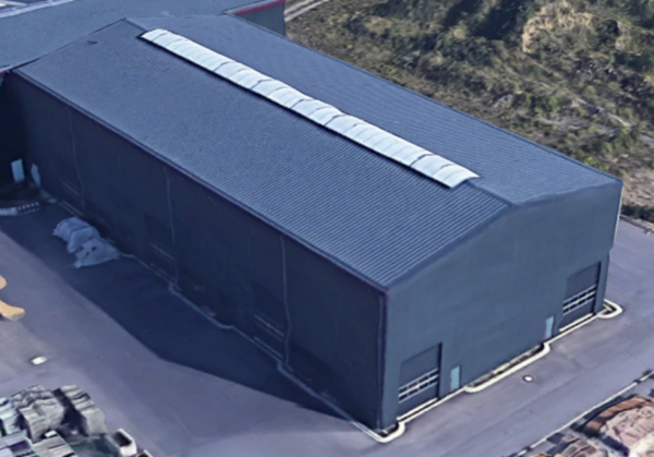 2 Stahlhallen (1 Kalthalle und 1 Warmhalle) mit Kranbahnen - gebraucht - : – Bild 7