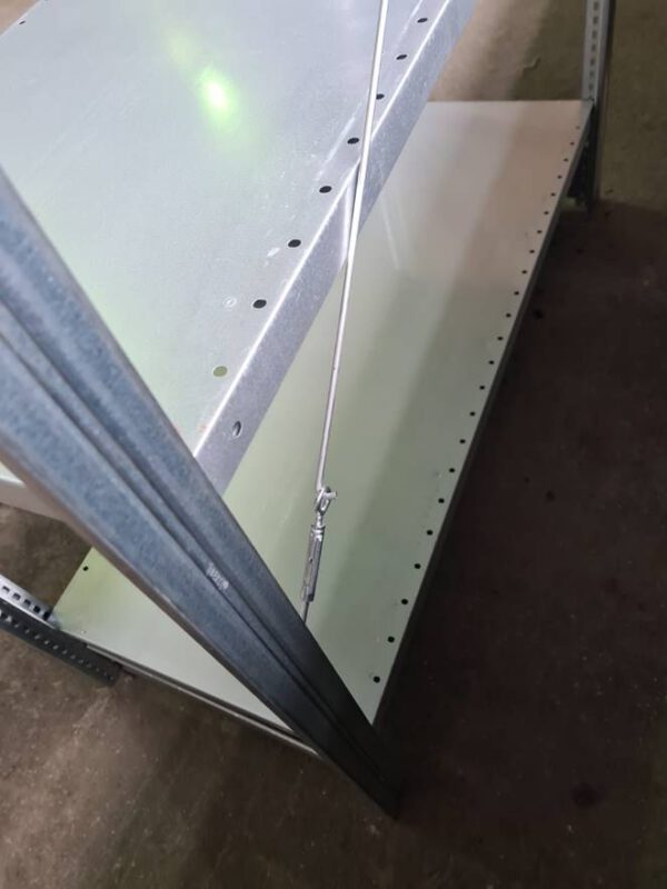 über 1.800 Felder Fachbodenregale, Regalwerk / Berger, Typ Bert, 1m und 1,28m x 0,50m, 150kg, verschiedene Höhen 2m / 2,32m und 2,50m, ca. 9.240 Stück Fachböden – teils Neuware teils gebraucht - : – Bild 6