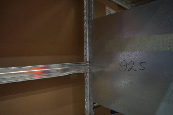 Fachbodenregale, Regatix bzw. METALSISTEM, Super 1-2-3, Regaltiefe ca. 50cm, Feldlänge 1,20m, gesamt ca. 1.000 Felder – gebraucht - : – Bild 6