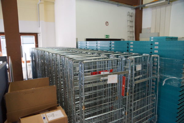 50 Stück Rollwagen, Kommissionierwagen, faltbar, nestbar, verzinkt, z.B. für Kisten - gebraucht - : – Bild 6