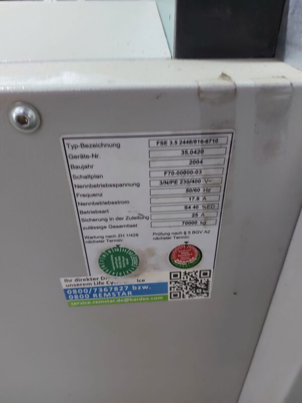 3 x Liftsysteme, Megamat, 305kg / Tablar, 6,71m hoch – gebraucht - : – Bild 6