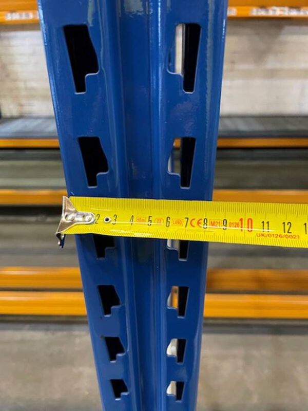 Palettenregal, Jungheinrich, ca. 6,10m hoch, 800kg / Palette, max. 2.600 Stellplätze – gebraucht – : lagertechnik