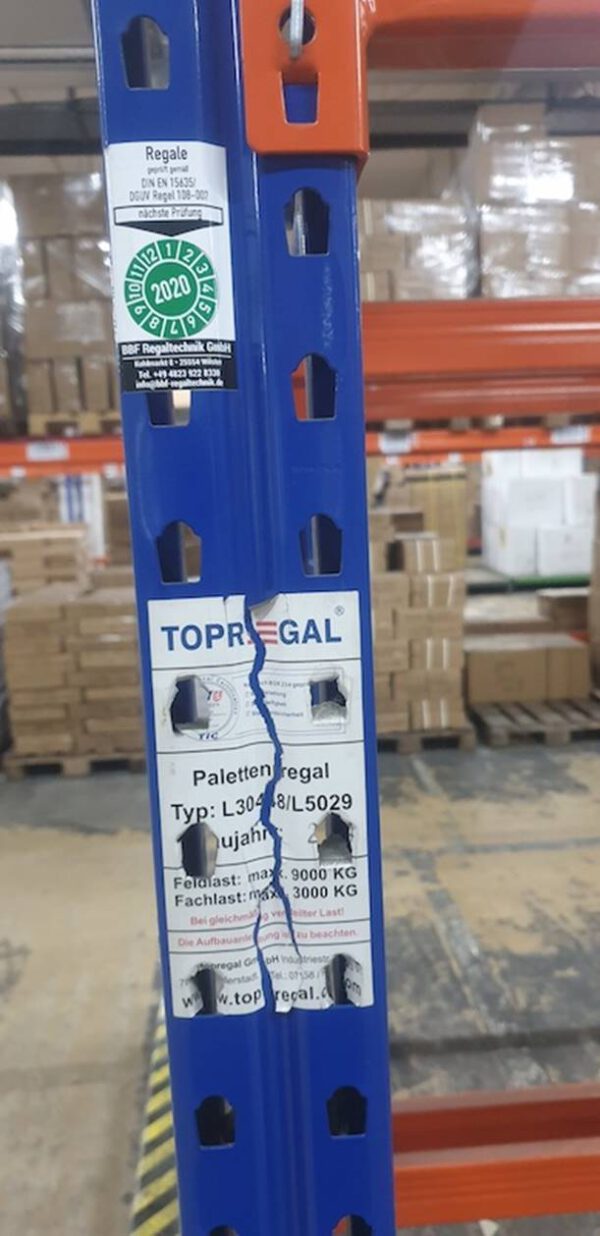 Palettenregale, ca. 3m hoch, 1.000kg/Palette, max. 1.455 Stellplätze – gebraucht – : – Bild 7