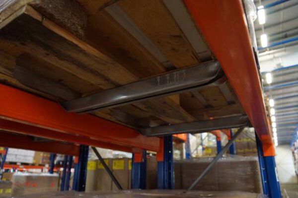Palettenregal mit Quereinlagerung, SLP, bis zu 4.300 Stellplätze, 1.000kg / Palette, 7,50m hoch, mit Tiefenstegen– gebraucht - : – Bild 6