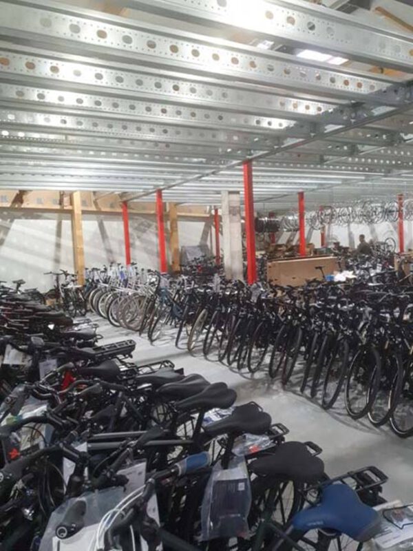 Systembau-Lagerbühne, ca. 350m2 mit Spanplatten, 500kg/m2 – gebraucht - : – Bild 7