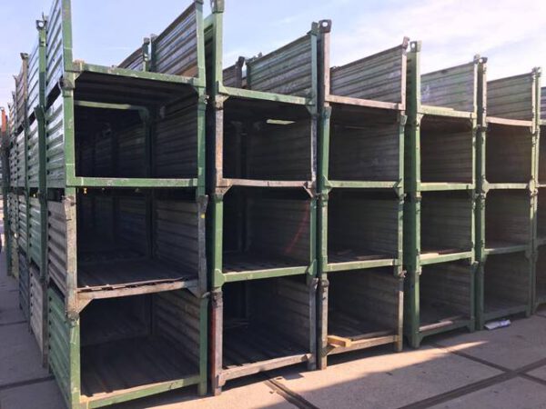 über 800 St. Metallbehälter bzw. Boxen (Typ: 1289, 866,853, 186, 1286) bzw. für Langgut, stapelbar - gebraucht- : – Bild 7