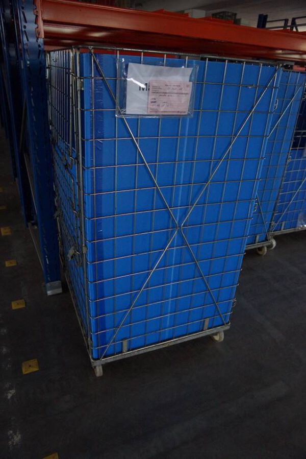 2 – 300 Stück Rollcontainer, verzinkt – gebraucht - : lagertechnik