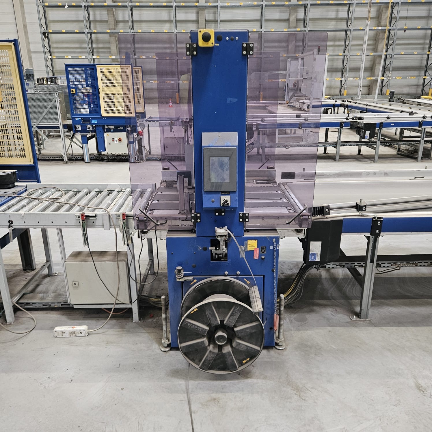 3x autom. Kartonumreifer, Mosca, RO-TR900-4 – gebraucht - : lagertechnik 3x autom. Kartonumreifer, Mosca, RO-TR900-4 – gebraucht - : – Bild 8