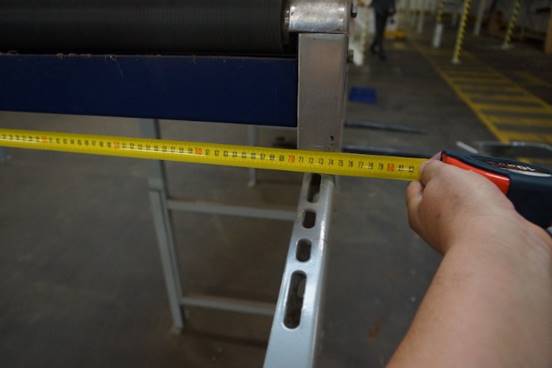 2 x Gurtförderer / Steigband, mit Knickband ca. 6m lang - gebraucht - : lagertechnik