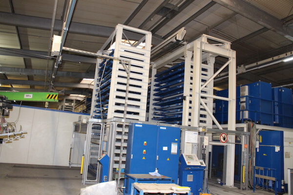 automatisches Blechlager, Stopa, für Bleche max. 1,50m x 3m, 3 To. Kassette, 299 Stellplätze, – gebraucht - : – Bild 7