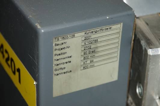 10 Stück Transnorm Förderkurve 90 Grad - gebraucht - : lagertechnik
