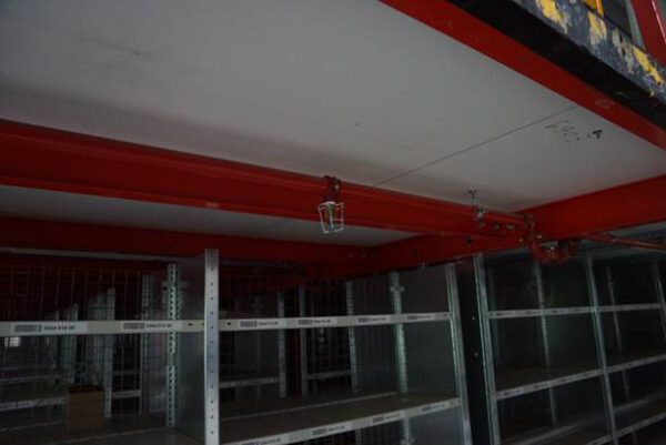 3 geschossige Fachbodenregalanlage, Meta, ca. 375m2 Grundfläche, 100kg Traglast pro Boden – gebraucht - : – Bild 7