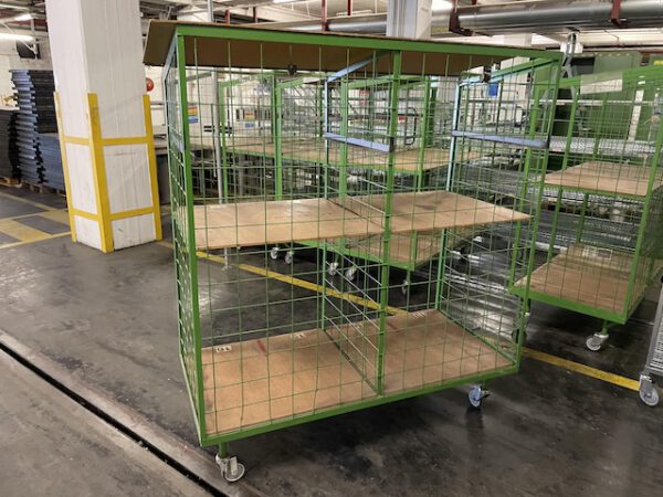 6 Stück Kommissionierwagen mit 4 Fächern und teilweise eine schräge Ablage oben – gebraucht – : – Bild 7