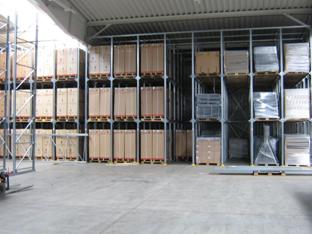 Paletteneinfahrregal, Bito, ca. 2.280 Palettenstellplätze, max. 400kg / Palette, Höhe ca. 6,75m – gebraucht -: lagertechnik