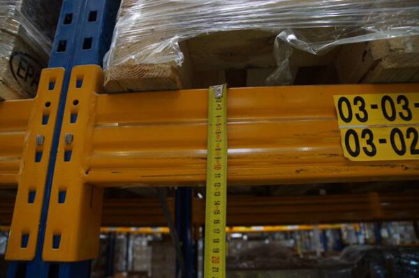 Palettenregal, Jungheinrich MP, ca. 4.000 Stellplätze, ca. 7 bis 8m hoch, 750kg / Palette – gebraucht - : – Bild 8