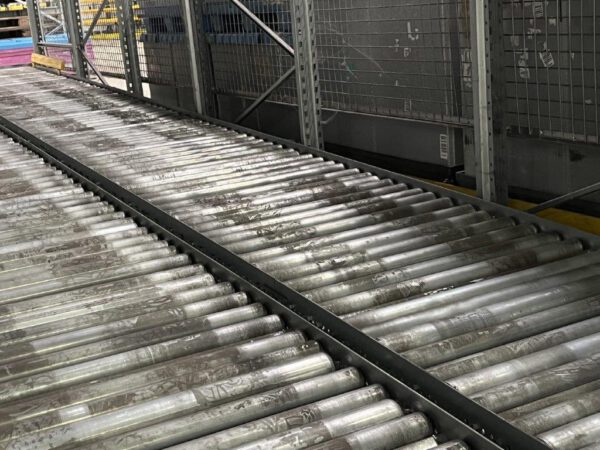 Palettendurchlaufregal, Bito für Gitterboxen oder Europaletten, max. 1.092 Stellplätze, max 600kg, – gebraucht – : – Bild 3