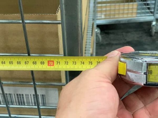 10 Stück Wanzl, Kommissionierwagen, 4 Ebenen, 2,15m lang mit Kupplung für z.B. Movexx Steh-Mitfahr-Schlepper / Ziehhilfen (kann aber auch als normaler Kommissionierwagen genutzt werden) – gebraucht - : – Bild 7