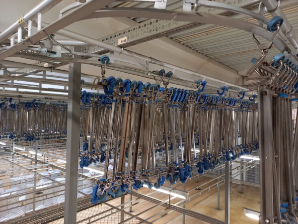 Trolley-Textilhängesystem, Veit – gebraucht – : lagertechnik