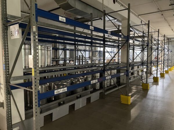 Palettenregal, SSI Schäfer PR350. ca. 3,65m hoch, 700kg / Palette, max. 552 Stellplätze – gebraucht – : lagertechnik