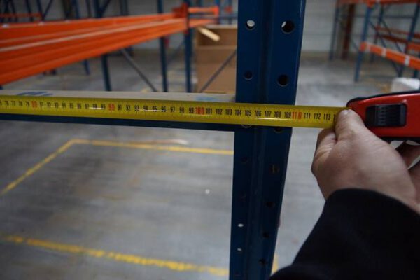 Palettenregal, Jungheinrich Hubertus, max. 1.232  Palettenstellplätze, Rahmenhöhen ca. 4,50m bis 5m, mind. 600kg pro Palette – gebraucht - : – Bild 7
