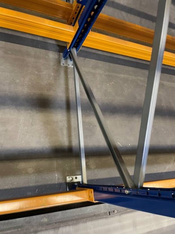 Palettenregal, Jungheinrich, ca. 6,10m hoch, 800kg / Palette, max. 2.600 Stellplätze – gebraucht – : – Bild 7