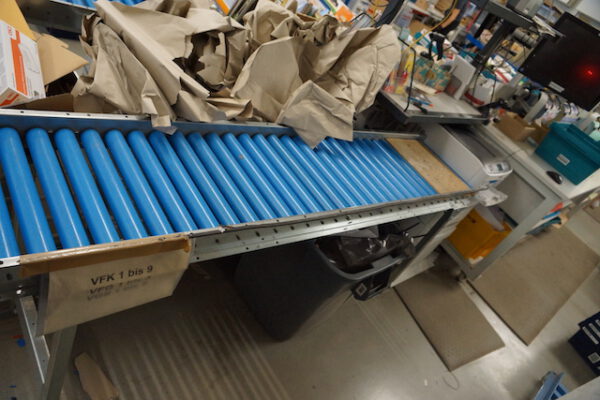 Komplette Fördertechnikanlage, ca. 200m, Rollenbreite 40 und 60cm - gebraucht - : – Bild 7