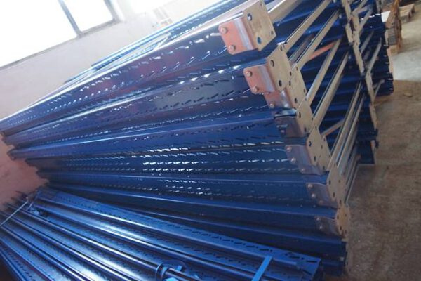 Palettenregal, SLP, Rahmen 1,66 bis 4m, viele Traversen – gebraucht - : – Bild 7