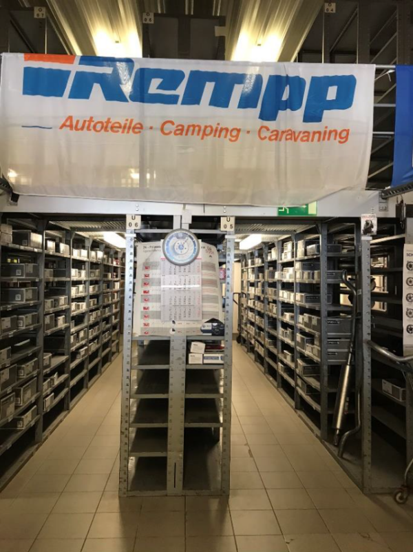 Fachbodenregalanlage, SSI Schäfer Regalanlage R 4000, 2 Ebenen – gebraucht - : – Bild 8