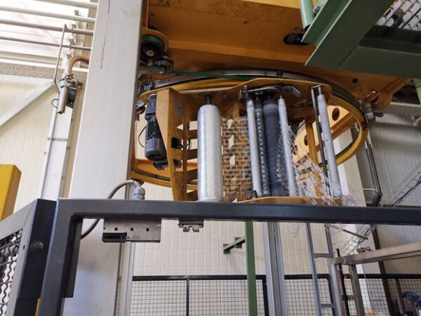 autom. Stretchwickler, Palettenwickler mit Fördertechnik– gebraucht - : – Bild 8