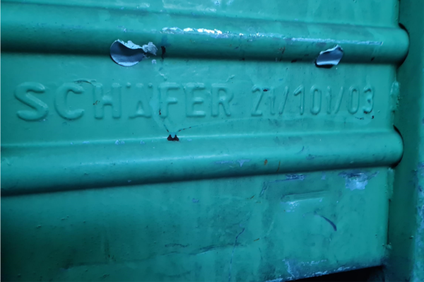 47 Stück gebrauchte, großer Stahl-Behälter, SSI Schäfer – gebrauccht - : lagertechnik