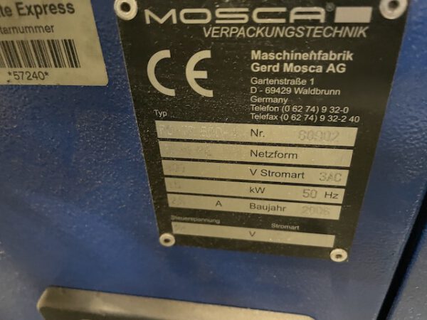Kartonumreifer, Mosca, vollautom.  – gebraucht - : – Bild 8