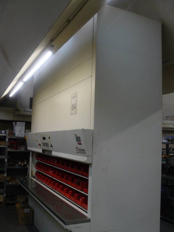 4 Stück Lagerpaternoster, Hänel, Höhe ca. 3,50m, Traglast 107kg / Gondel – gebraucht -: – Bild 8
