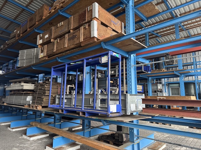 Regalhalle bestehend aus Kragarmregalen und Palettenregalen, OHRA, Grundfläche ca. 867m2 – gebraucht - : lagertechnik Regalhalle bestehend aus Kragarmregalen und Palettenregalen, OHRA, Grundfläche ca. 867m2 – gebraucht - : – Bild 66