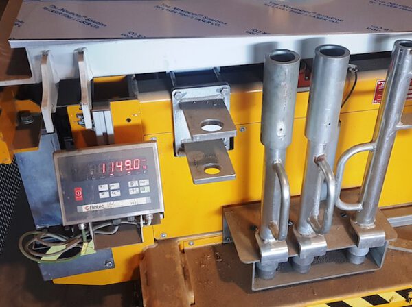 autom. Blechlager bestehend aus 2 Türmen, für Bleche 2x4m, Nutzlast 3.000 kg mit 2 Stationen und Lagerverwaltungssystem, 49 Lagerplätze - gebraucht - : – Bild 8