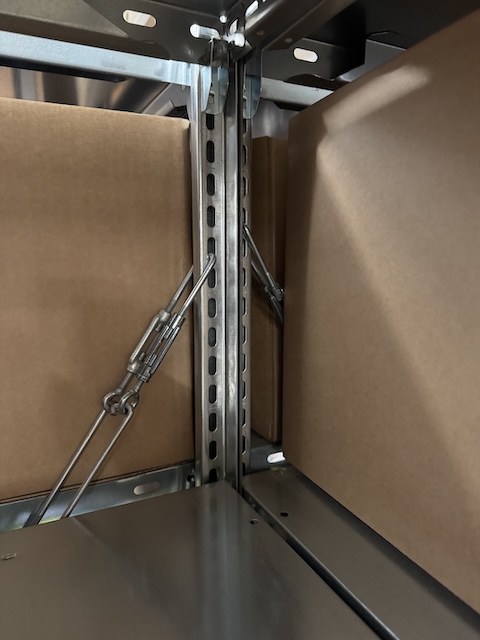 938 Felder Fachbodenregale, Meta, Fachböden 1,25m Breite, Tiefe 0,60m, Rahmenhöhe 2m - gebraucht - : lagertechnik 938 Felder Fachbodenregale, Meta, Fachböden 1,25m Breite, Tiefe 0,60m, Rahmenhöhe 2m - gebraucht - : – Bild 8