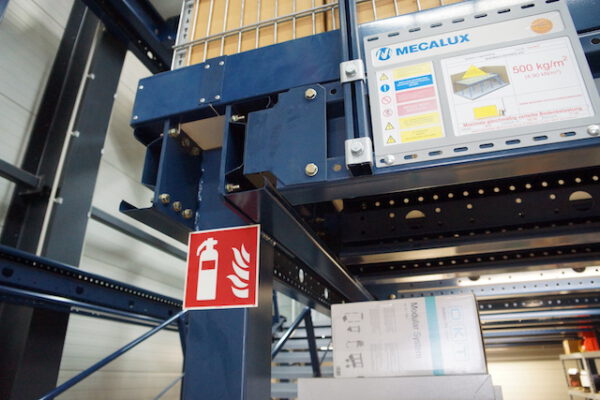 Lagerbühne, Bodenebene plus 2 Ebenen, 500kg/m2, Grundfläche 56m – gebraucht - : – Bild 8