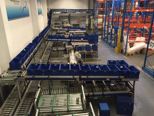 niedriges AKL (Automatisches Kleinteilelager) mit 33.792 Stellplätze (7 Gassen) - gebraucht - : – Bild 8