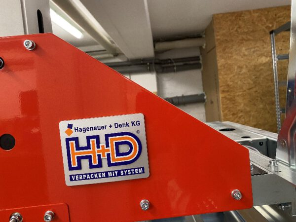 Kartonverschließmaschine, bzw. kleine Linie zum Kartonverschließen, H+D,  – wie NEU - : – Bild 8