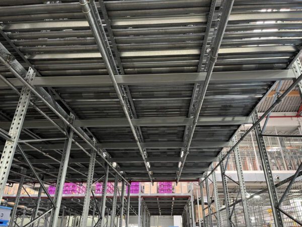 Palettendurchlaufregal, Bito für Gitterboxen oder Europaletten, max. 1.092 Stellplätze, max 600kg, – gebraucht – : – Bild 4
