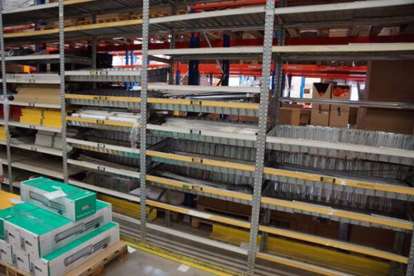 Fachbodenregale, Regatix bzw. METALSISTEM, Super 1-2-3, Regaltiefe ca. 50cm, Feldlänge 1,20m, gesamt ca. 1.000 Felder – gebraucht - : – Bild 8
