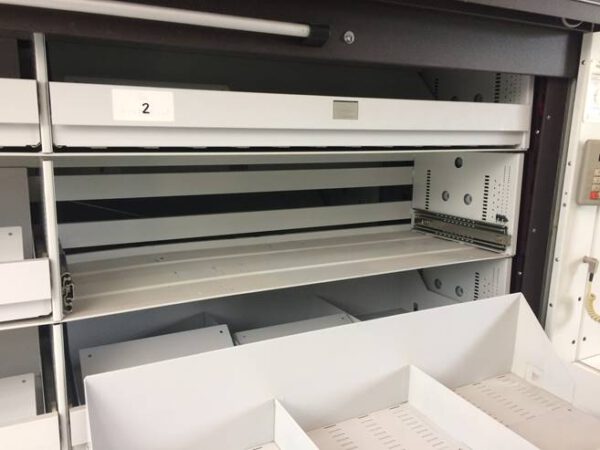 12 Stück Lagerpaternoster, Lista, 4m hoch, 450kg pro Gondel – gebraucht -: – Bild 8
