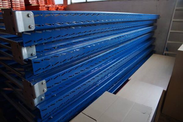 Palettenregal, SLP, Rahmen 1,66 bis 4m, viele Traversen – gebraucht - : – Bild 8