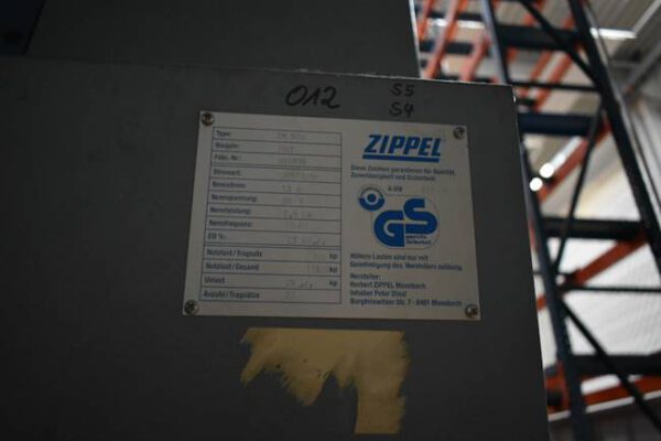 2 Stück Schwerlast - Lagerpaternoster, Zippel, ca. 7m hoch, 500kg pro Gondel – gebraucht -: – Bild 8